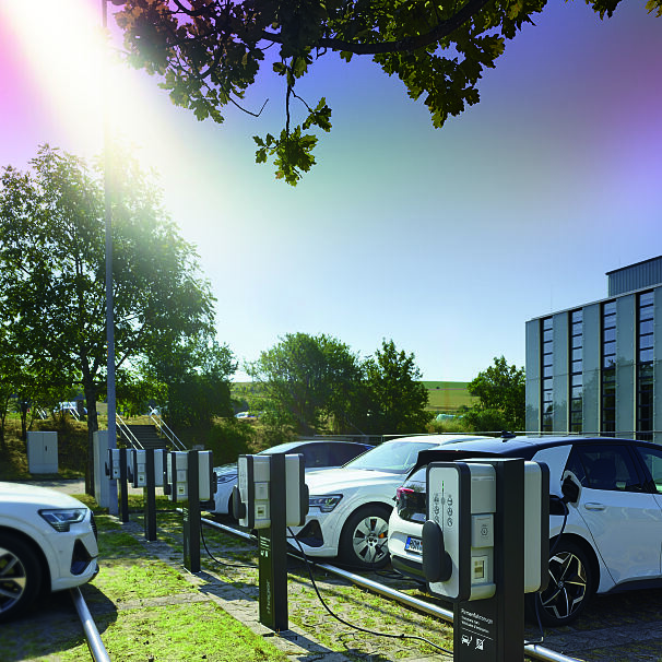 Hager charging infrastructure with witty share